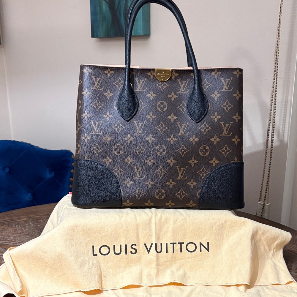 Louis Vuitton Monogram Brown and Black Tote